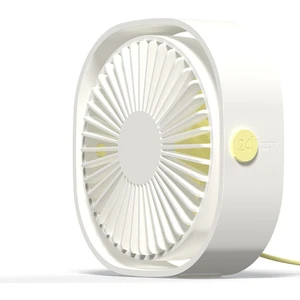 Szykd 360 Derece Döndürme Rüzgarı 3 Hız Mini USB Masaüstü Fan Beyaz (Yurt Dışından)
