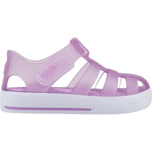 Star Kaymayı Önleyen Flex Foam Cırtlı Şeffaf Sandalet Unisex Çocuk SANDALET S10171 U