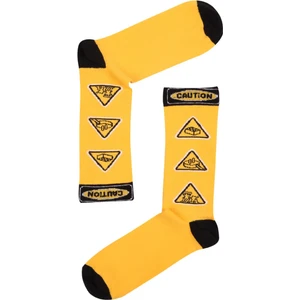 The Sock Company Caution Desenli Mix Erkek Çorap 15KDCR124E