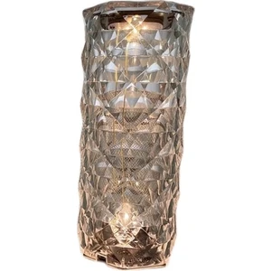 Gül Yaprağı Kristal Işık Romantik Atmosfer Işığı Gece Lambası (Yurt Dışından)