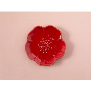 English Home Bellflower Seramik Çerezlik 9 cm Kırmızı