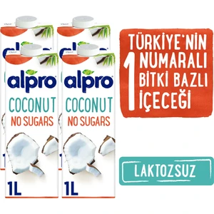 Şekersiz Hindistan Cevizi Sütü 4x1L