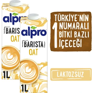 Barista Yulaf Sütü 2x1L Kahveye Sanat Katacak Süt Ürünü Alternatifi