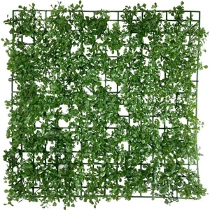 Yapay Çiçek Duvar Kaplama Panel Şimşir Tabaka 50*50CM Dik Duvar Uygulama