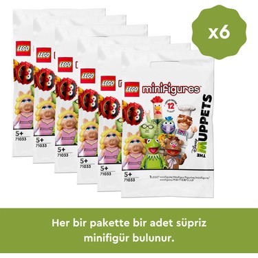 LEGO® Minifigures The Muppets 6#lı Paket 71035 - 5 Yaş ve Fiyatı
