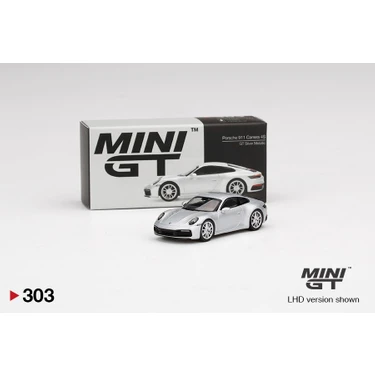 ミニカー MINI GT Porsche 911 Carrera 4S GT Silver Mini Gt Porsche 911 Carrera 4s Silver 1:64 Fiyatı