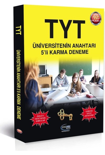 Ankara Kariyer Yayınları 2022 TYT Üniversitenin Anahtarı 5`li Karma Deneme