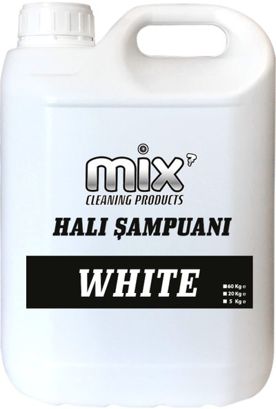 Mix White Konsantre Halı Şampuanı 5 kg