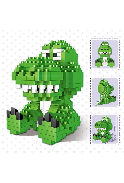 Zigver Mıcro Blocks Dıy Mini Yapı Taşları Bulmaca Oyuncak Eğitici Montaj LEGO 263 Parça