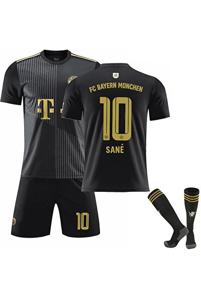 Nova Yeni Sezon Fc Bayern Münih Futbol Tüm Siyah Tişörtler Jersey Ev Forması Çocuklar Gençler Yetişkinler İçin Set (Yurtdışından)