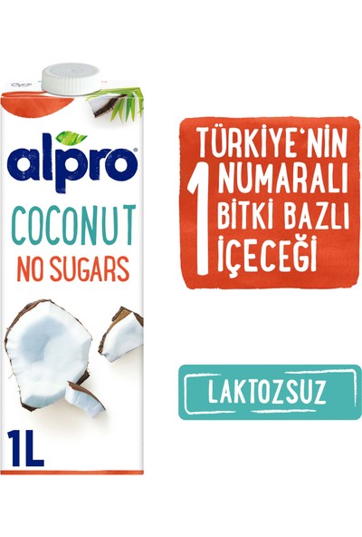 Alpro Şekersiz Hindistan Cevizi Sütü 1L