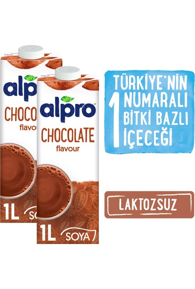 Alpro Çikolatalı Soya Sütü 2x1L