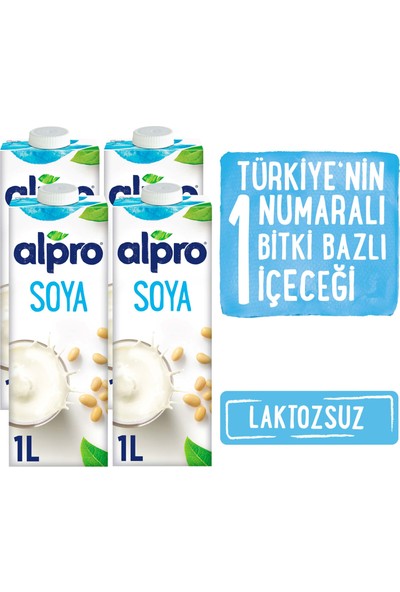 Alpro Soya Sütü 4x1L
