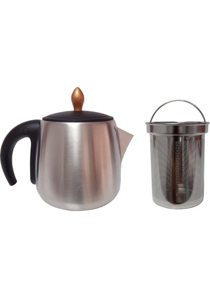 Bkk 2110 Ic Çay Makinesi İçin Uyumlu Filtreli Inox Demlik