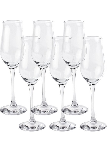 440292 Wavy 6'lı Ayaklı Bardak-190 ml