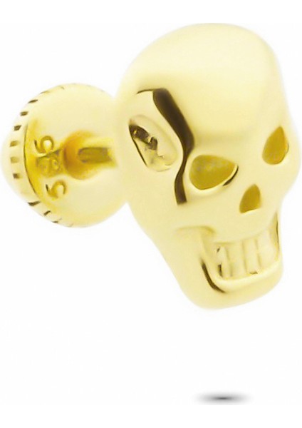 Altın Kuru Kafa Helix Piercing