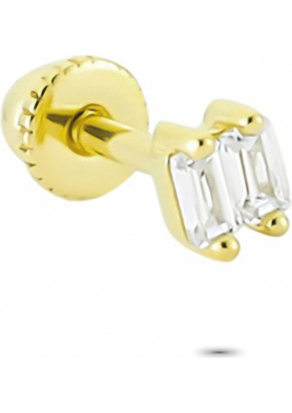 Altın Geometrik Helix Piercing