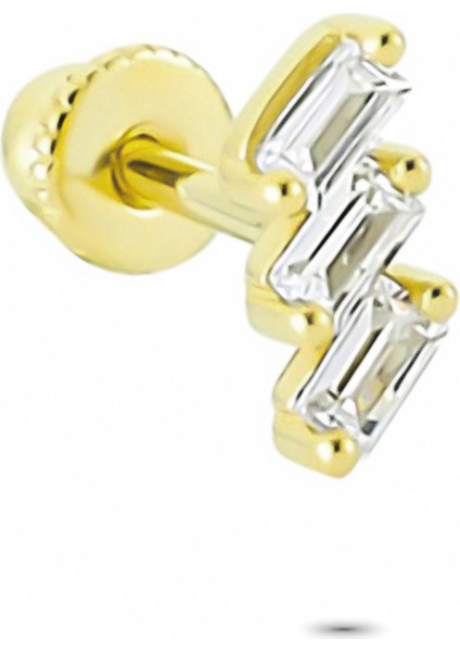 Altın Geometrik Helix Piercing