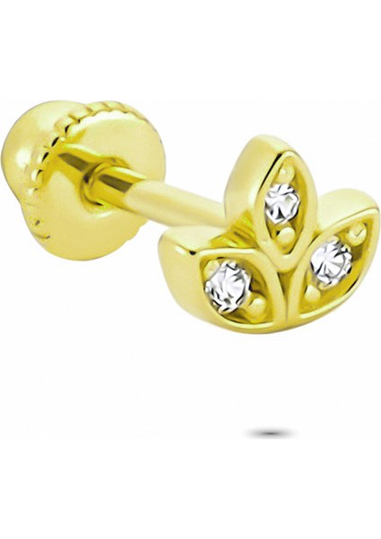 Altın Çiçek Helix Piercing