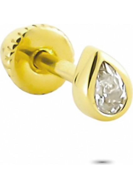Altın Damla Helix Piercing
