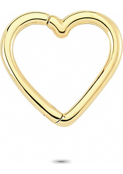 Altın Kalp Halka Piercing