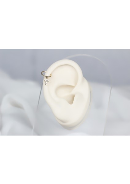 Altın Haç Halka Piercing