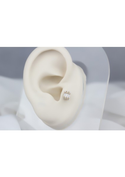 Altın Baget Tragus Piercing