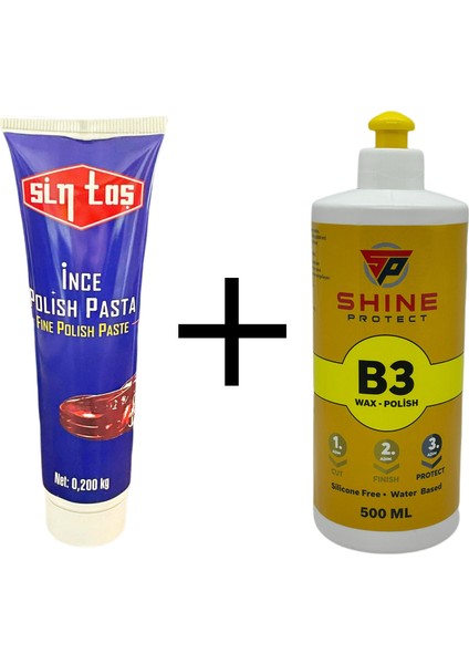 200gr Pasta Shine Protect 500gr B3 Cila Set