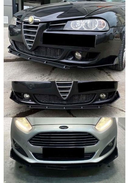 Chery Alia Flaplı Yan Marşpiyel Eki + 3 Parça Siyah Ön Ek Piano Black Set
