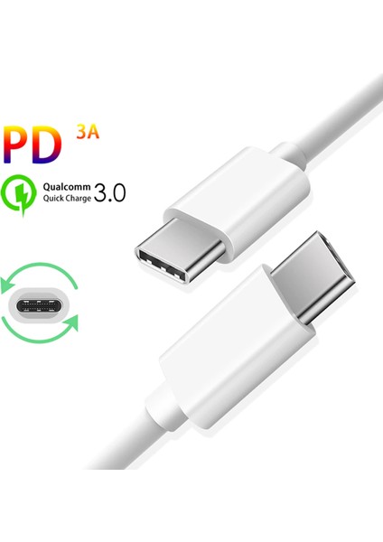 Type-C Type-C 25W Destekli Hızlı Şarj Data Kablosu