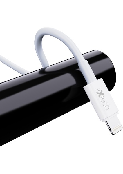 Lightning Type-C Hızlı Şarj ve Data Kablosu 1mt Beyaz IX-UC009