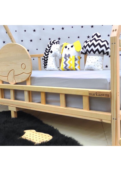 Nirvana Montessori Karyola Bebek ve Çocuk Yatak Balina fırsatları