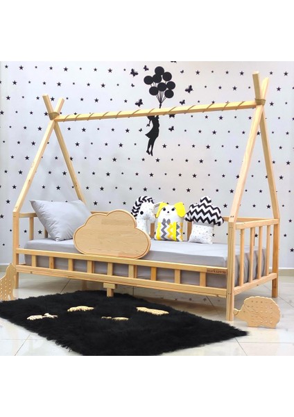 Montessori Yatak Doğal Çam Karyola Bulut Nirvana indirimleri