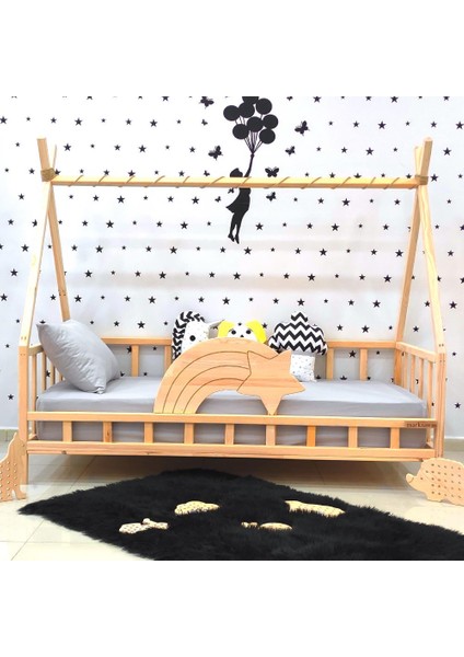 Nirvana Kuyruklu Yıldız Montessori Yatak Çocuk Karyola modelleri