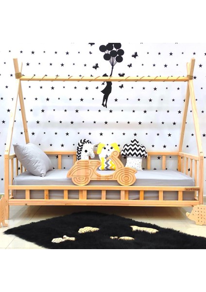 Montessori Yatak Doğal Çam Ağacı Çocuk Karyola fiyatları