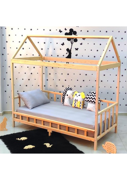 Luxury Montessori Karyola Ahşap Yatak Çocuk Bebek Yatak modelleri