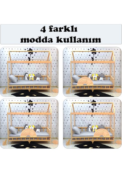 Ahşap Çocuk Karyola 90X190 Bebek Montessori Yatak fiyatları