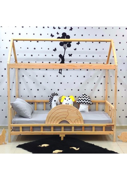 Ahşap Çocuk Karyola 90X190 Bebek Montessori Yatak modelleri