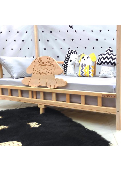 Doğal Çam Montessori Karyola Çocuk ve Bebek Yatağı indirimleri