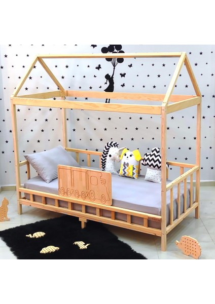 Tren Montessori Yatak Çocuk Karyola Doğalçam Bebek Yatak indirimleri
