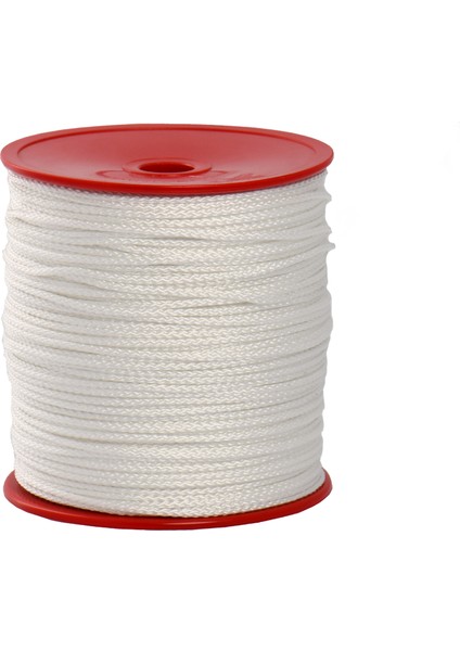 1,5 mm Polyester Çok Amaçlı Ip Halat - Beyaz - 150 M. - Makaralı
