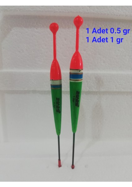 Hassas Şamandıra ( 1 Adet 0,5 gr - 1 Adet 1 gr )