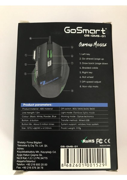 Gs-Gms-01 Gaming Mouse