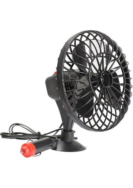 Vantuzlu Oto Vantilatör Fan Çakmaklık Girişli 12V 5 Inç
