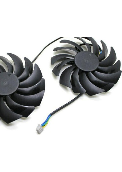 2x Pc 92MM 4pins Grafik Kartı Hayranları Msı GTX1080TI Için 25DBA 25DBA 1080 1060 580 (Yurt Dışından)