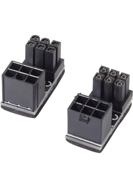 2 Parça Gpu Pcıe 180 Derece Açı Adaptörü Kiti Masaüstü Resimleri Için Grafik Kartı 6pin (Yurt Dışından) fiyatları