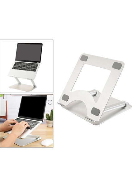 Ayarlanabilir Alüminyum Alaşım Laptop Standı Tutucu Katlanabilir Dizüstü Riser (Yurt Dışından)