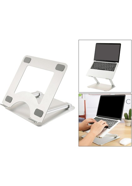 Ayarlanabilir Alüminyum Alaşım Laptop Standı Tutucu Katlanabilir Dizüstü Riser (Yurt Dışından)