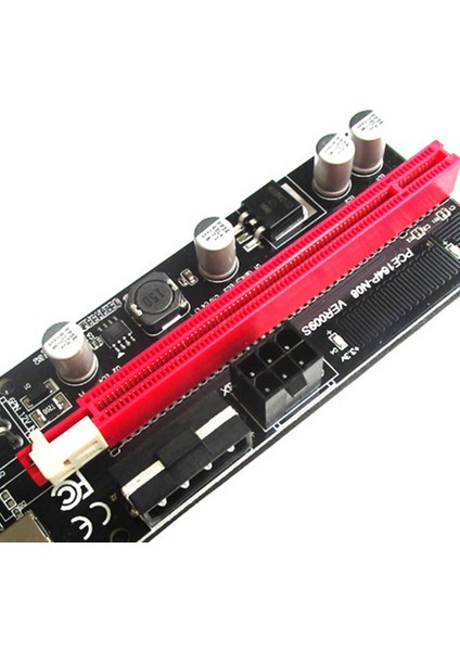 1x Ila 16X Pcıe Yükseltici Kurulu 60 cm USB 3.0 Kablo Ver 009S Pci-E Pcie Riser Kartı (Yurt Dışından)