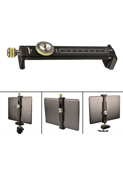 Alüminyum Tablet Tripod Montaj Tutucu Kelepçe Için ipad Hafif Profesyonel (Yurt Dışından)